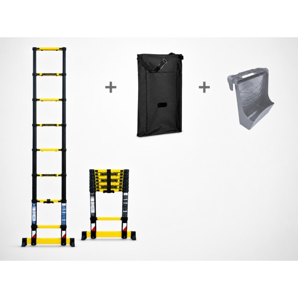Echelle t&eacute;lescopique 2m Grafitek | Pratique