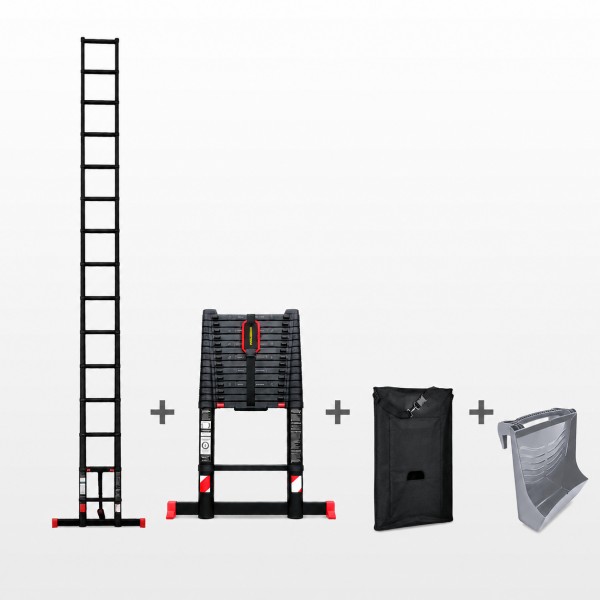 Echelle t&eacute;lescopique 5m20 Grafitek | Pratique