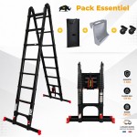 Escabeau T&eacute;lescopique Grafitek 5 m / 2,5m | Pack Essentiel