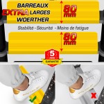 ECHELLE ESCABEAU 2 FONCTIONS WOERTHER, MODÈLE GRAFITEK 5M/2M50 - PACK 2 (AVEC HOUSSE ET PLATEFORME PORTE-OUTILS & PEINTURE)