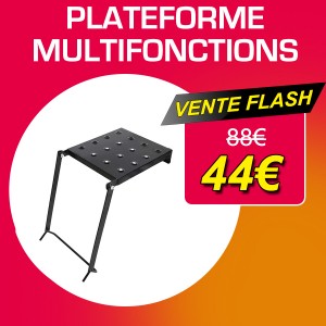 VENTE FLASH - Plateforme multifonction pour échelle télescopique et escabeau télescopique