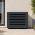 Cache climatiseur + fond Taille M - Anthracite Mat RAL 7016 - offre Leboncoin